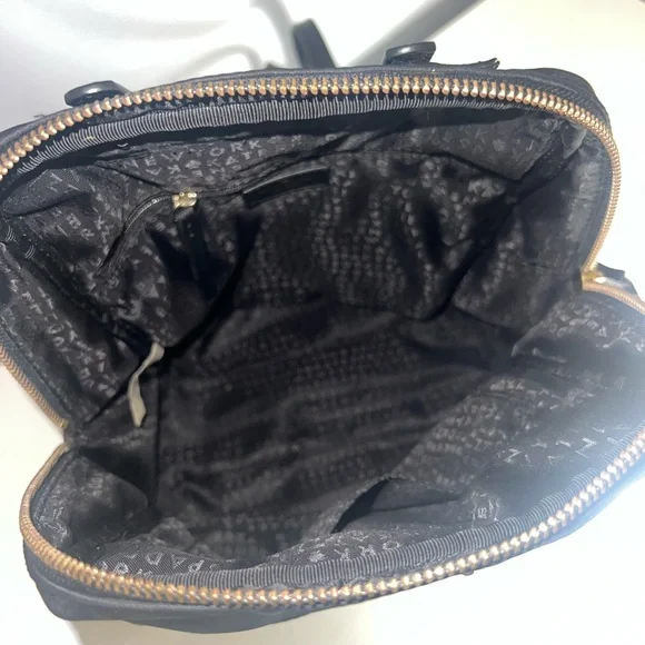 🛑SOLD🛑KATE SPADE NEW YORK Nylon Leather-Trimmed Backpack 🖤♠️ - Picture 12 of 17